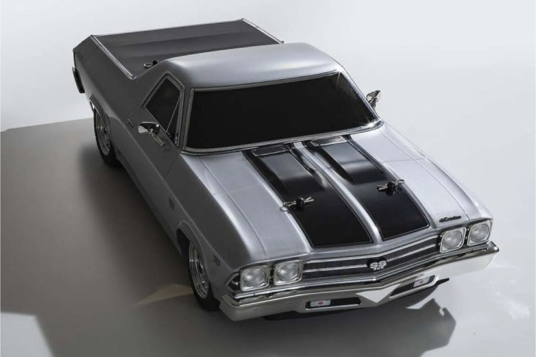 Kyosho Fazer Mk2 1969 Chevrolet El Camino SS 396 RC Car Electric 4WD 1/10 Scale RTR - Cortez Silver