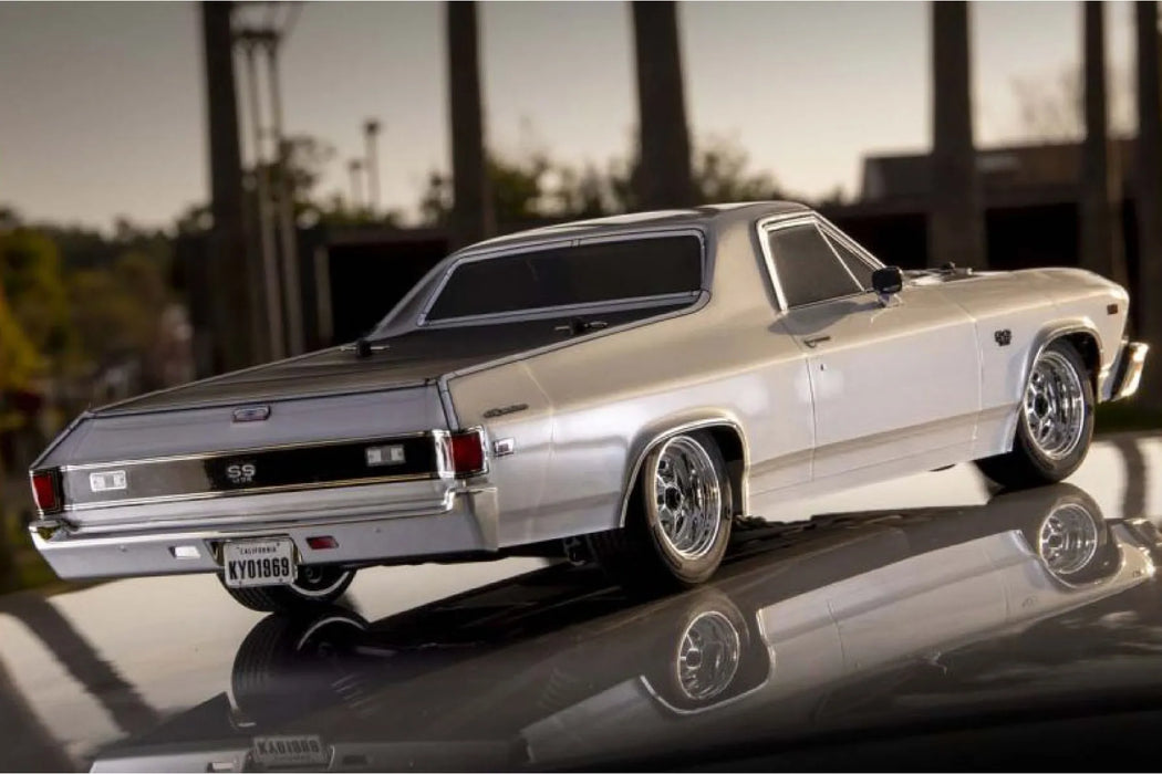 Kyosho Fazer Mk2 1969 Chevrolet El Camino SS 396 RC Car Electric 4WD 1/10 Scale RTR - Cortez Silver