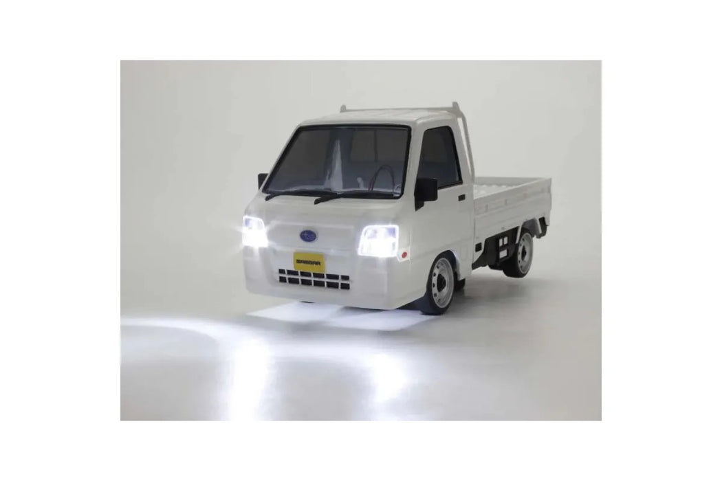 Kyosho First Mini-Z Subaru Sambar RC Car Electric 2WD 1/28 RTR - White 66607A