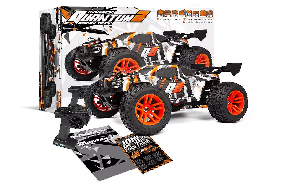 MAVERICK QUANTUM2 XT 1/10TH 4WD STADIUM TRUCK - MV150403