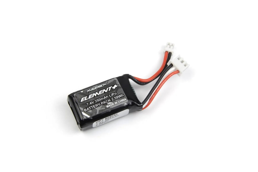 Maverick Element 7.4V 350mAh 10C 2S Soft Case LiPo Battery - 150847
