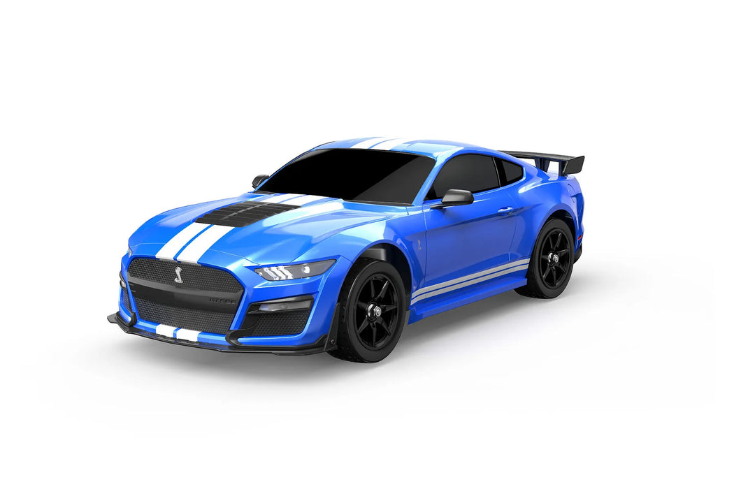 MJX RC Ford Mustang Shelby GT500 RC Car Electric Brushless 4WD 1/10 Scale RTR - Blue