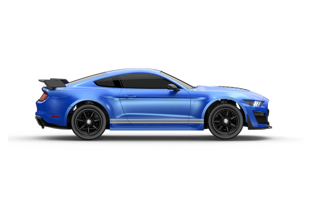 MJX RC Ford Mustang Shelby GT500 RC Car Electric Brushless 4WD 1/10 Scale RTR - Blue