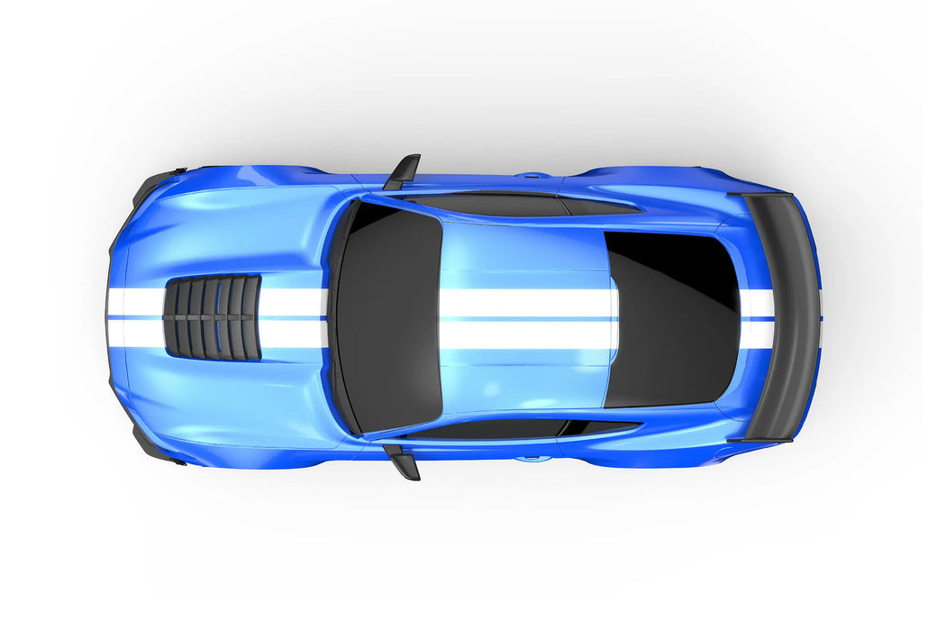 MJX RC Ford Mustang Shelby GT500 RC Car Electric Brushless 4WD 1/10 Scale RTR - Blue