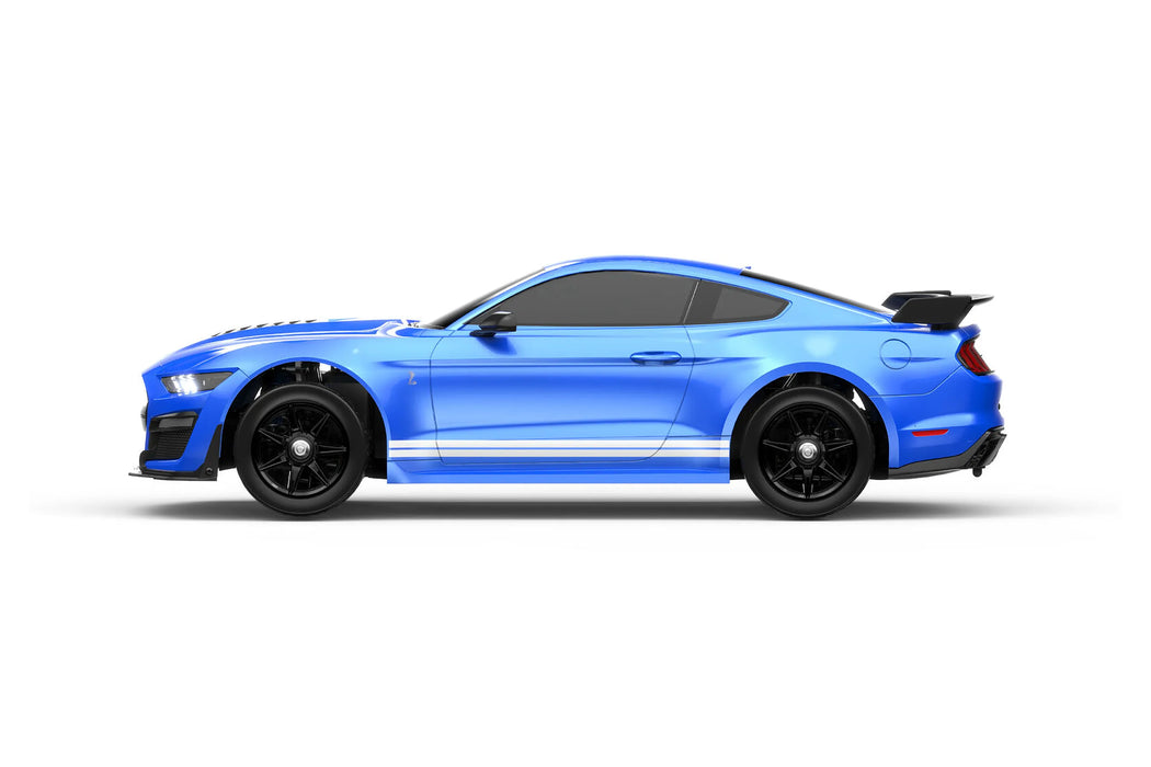 MJX RC Ford Mustang Shelby GT500 RC Car Electric Brushless 4WD 1/10 Scale RTR - Blue