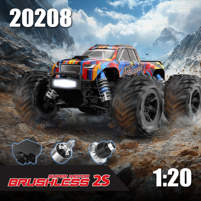 MJX 1/20 Hyper Go RTR 4WD Off-Road Brushless 2S RC Mini Monster Truck