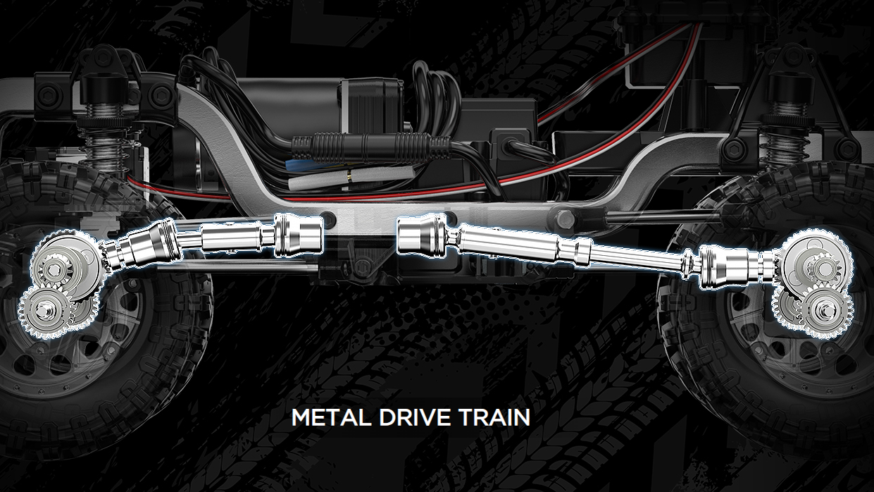 MJX 1/12 HyperGo H12Y FOC 4WD Off-Road Brushless 2S RC Crawler
