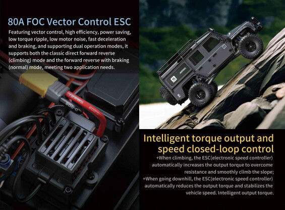MJX 1/8 ALLROCK 4WD Brushless RC Crawler 2026 NEW VERSION Includes 11.1v Battery & USB Charger V2