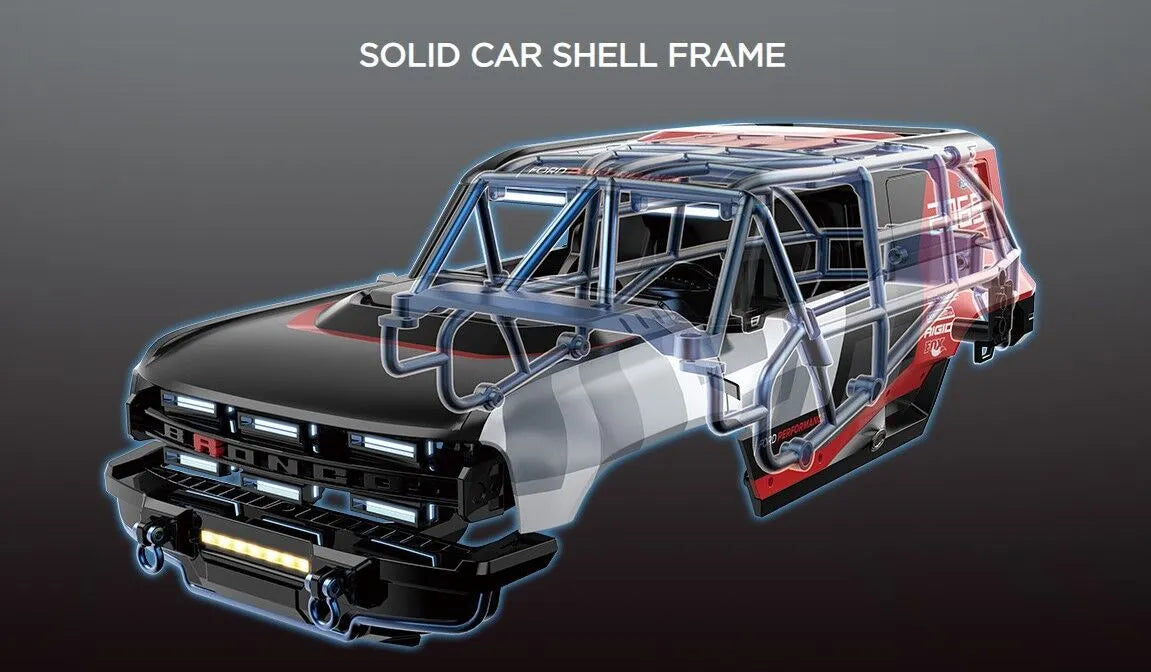 MJX 1/8 Ford Bronco R 4WD 3S Brushless RC Crawler (Battery/charger included) - MJX-H8P-DC