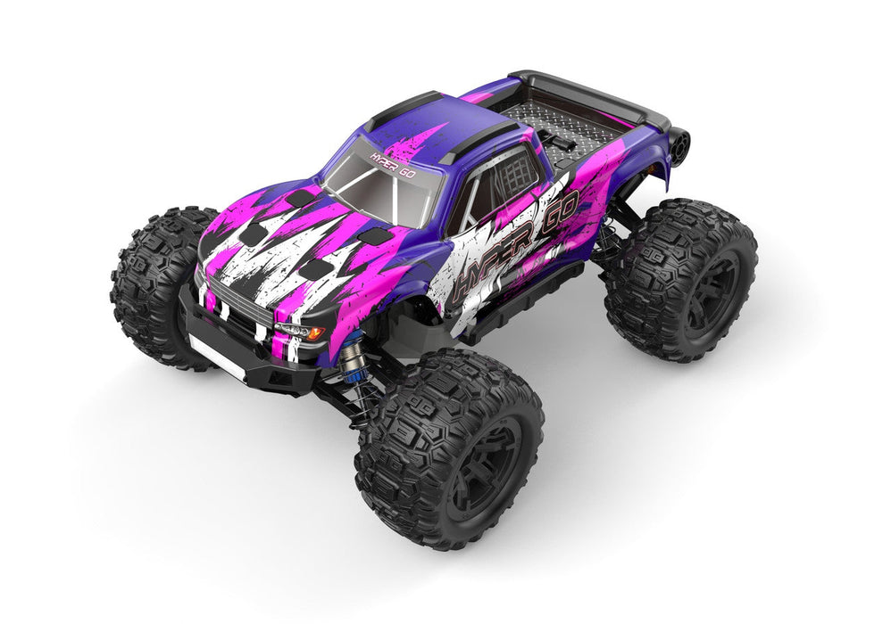 MJX Hyper Go 1/16 RTR RC Monster Truck with GPS - Brushed
