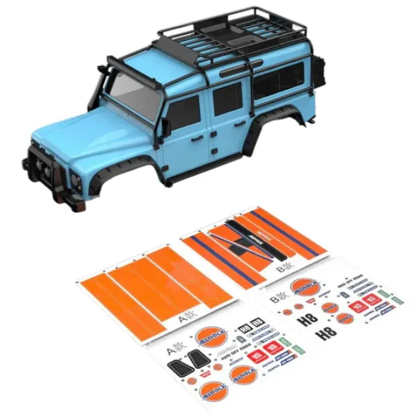 MJX PC Blue Shell (Suits MJX H8H AllRock Defender - Fully Assembled - P8HB-B