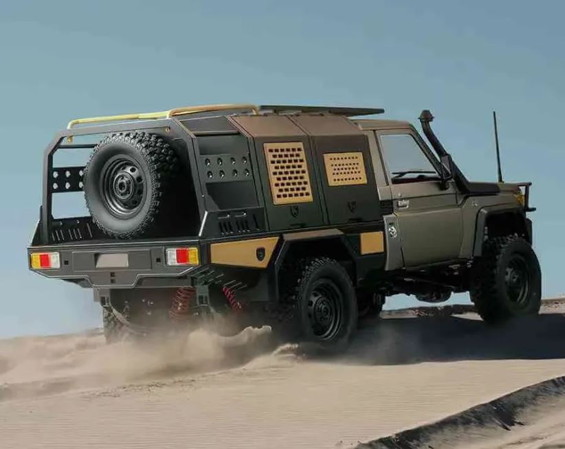 MN Land Cruiser LC79 1:12 scale 4WD Ute with 5 Door Rear Canopy RTR Trail Runner - MN82S