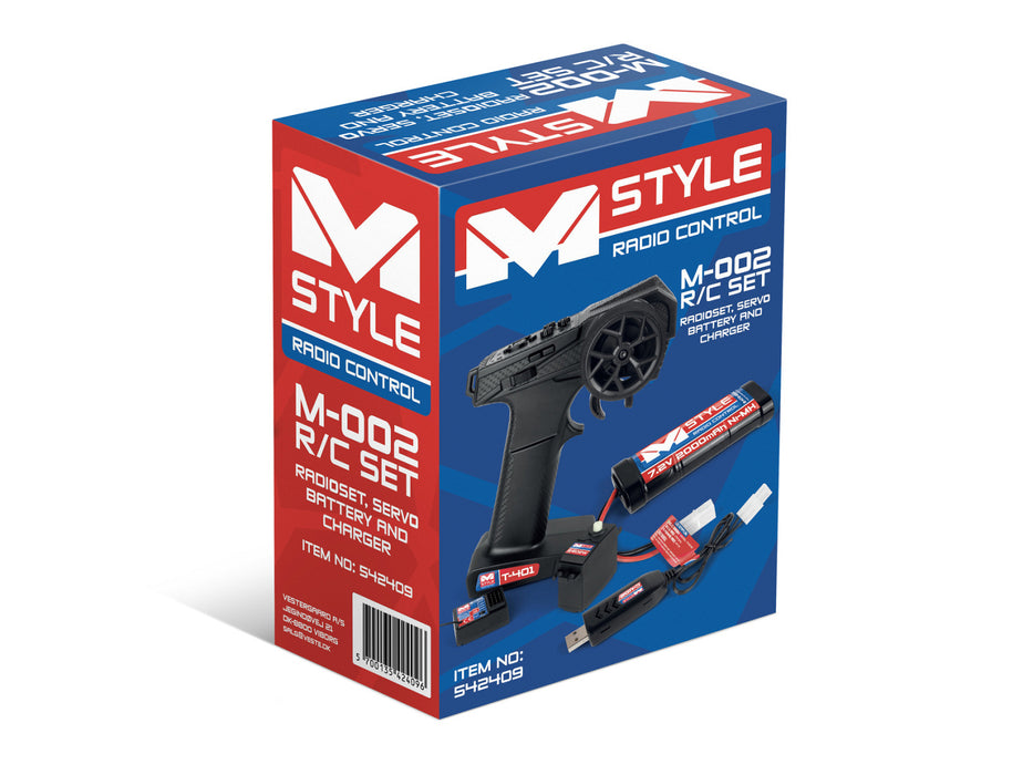 MStyle EP Starter Set inc. TX, RX, Servo, Battery & Charger for Tamiya Cars - MS-M-002