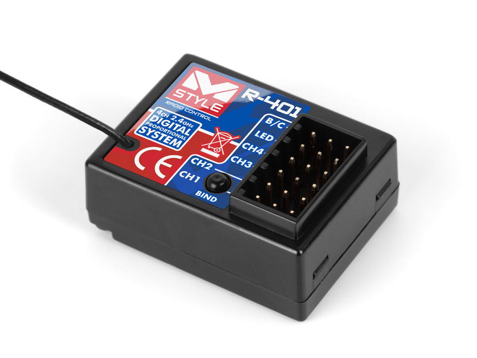 MStyle EP Starter Set inc. TX, RX, Servo, Battery & Charger for Tamiya Cars - MS-M-002