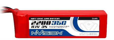 NVision LiPo 3s 11.1V 2200 35C - NVO1863