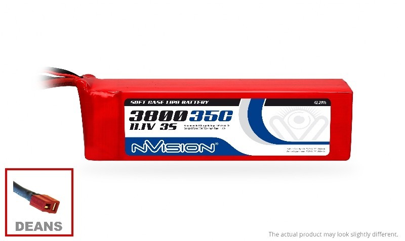 NVision LiPo 3s 11.1V 3800 35C - NVO1875
