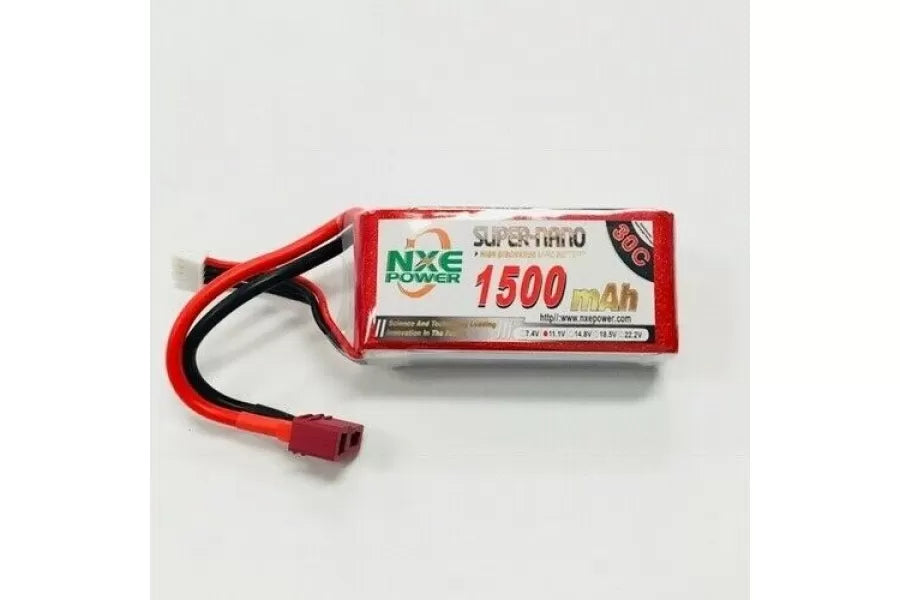 NXE 7.4V 1500mAh 30C Soft Case LiPo Battery