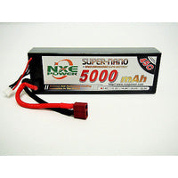 NXE 7.4v 5000mAh 45C Hard Case LiPo Battery - Deans