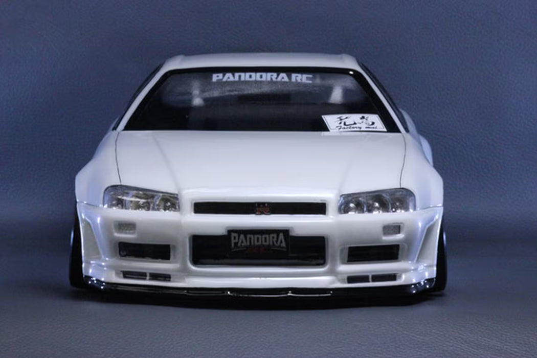 Pandora RC 1/10 Nissan Skyline R34 GT-R V-Spec II Unpainted Body Shell - PAB-3131