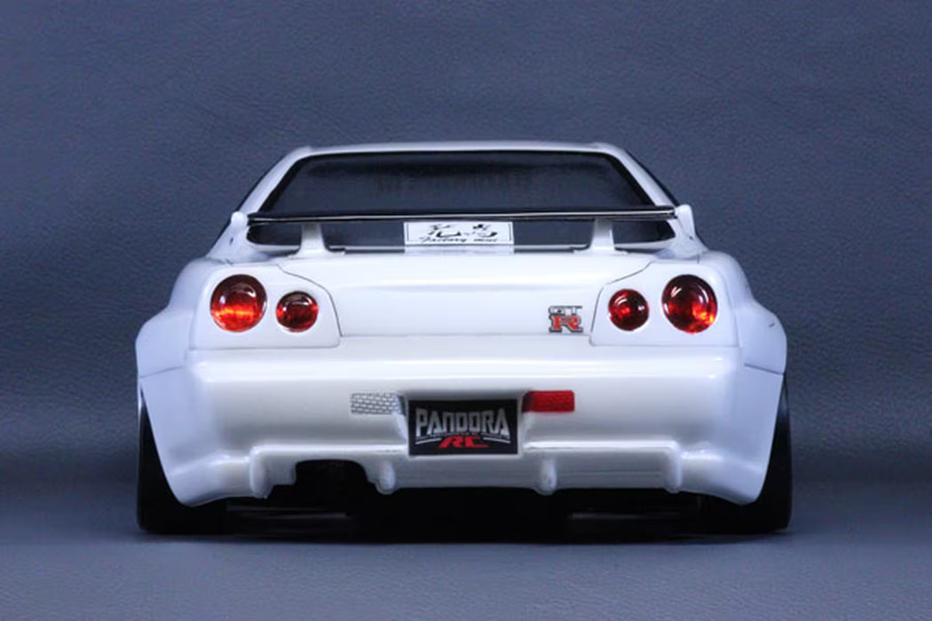 Pandora RC 1/10 Nissan Skyline R34 GT-R V-Spec II Unpainted Body Shell - PAB-3131