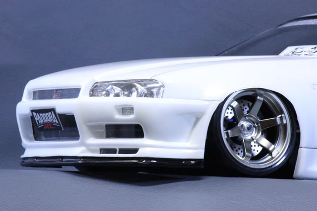 Pandora RC 1/10 Nissan Skyline R34 GT-R V-Spec II Unpainted Body Shell - PAB-3131