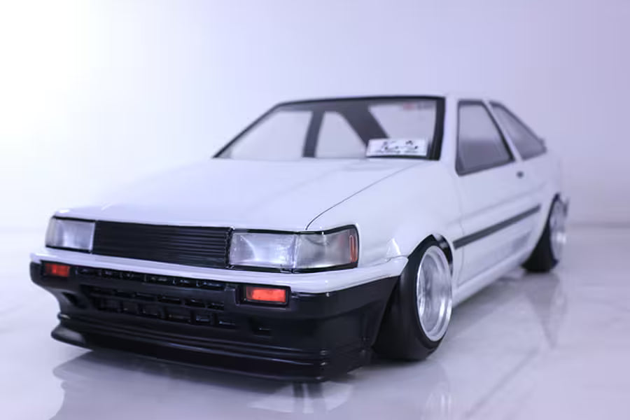 Pandora AE86 Corolla Levin 3DR 1/10 RC Drift Body Shell Set Clear PAB-3177