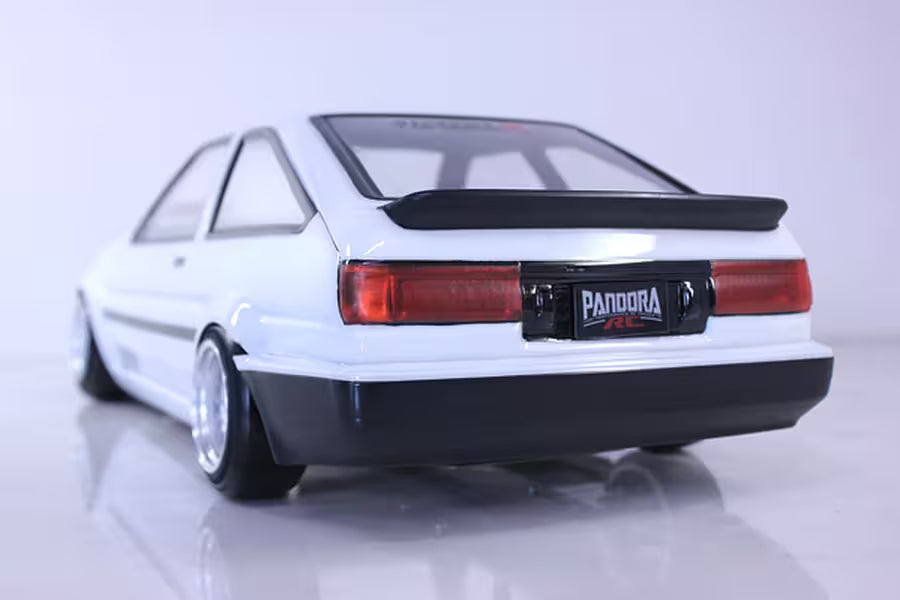 Pandora AE86 Corolla Levin 3DR 1/10 RC Drift Body Shell Set Clear PAB-3177