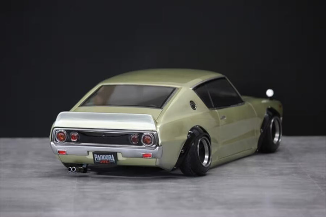Pandora RC 1/10 Nissan Skyline 2000GT-R (KPGC110 Custom) Unpainted Body Shell - Clear - PAB-3211