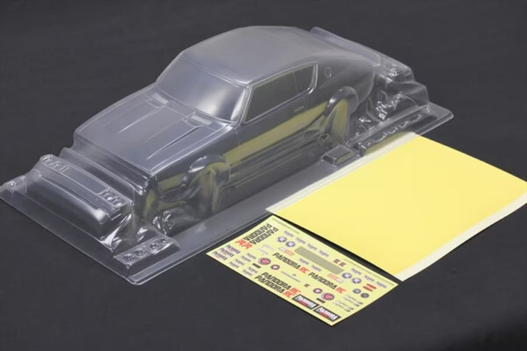 Pandora RC 1/10 Nissan Skyline 2000GT-R (KPGC110 Custom) Unpainted Body Shell - Clear - PAB-3211