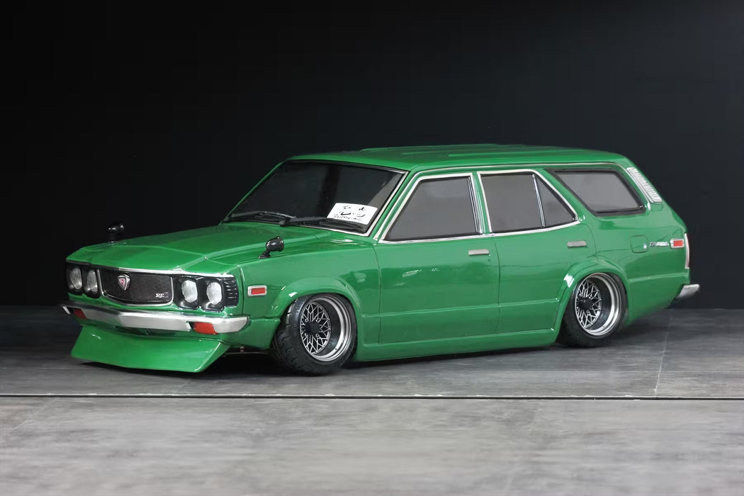 Pan - dora 1/10 Mazda RX-3 Savanna Sports Wagon Unpainted Body Shell - Clear- PAB-3219