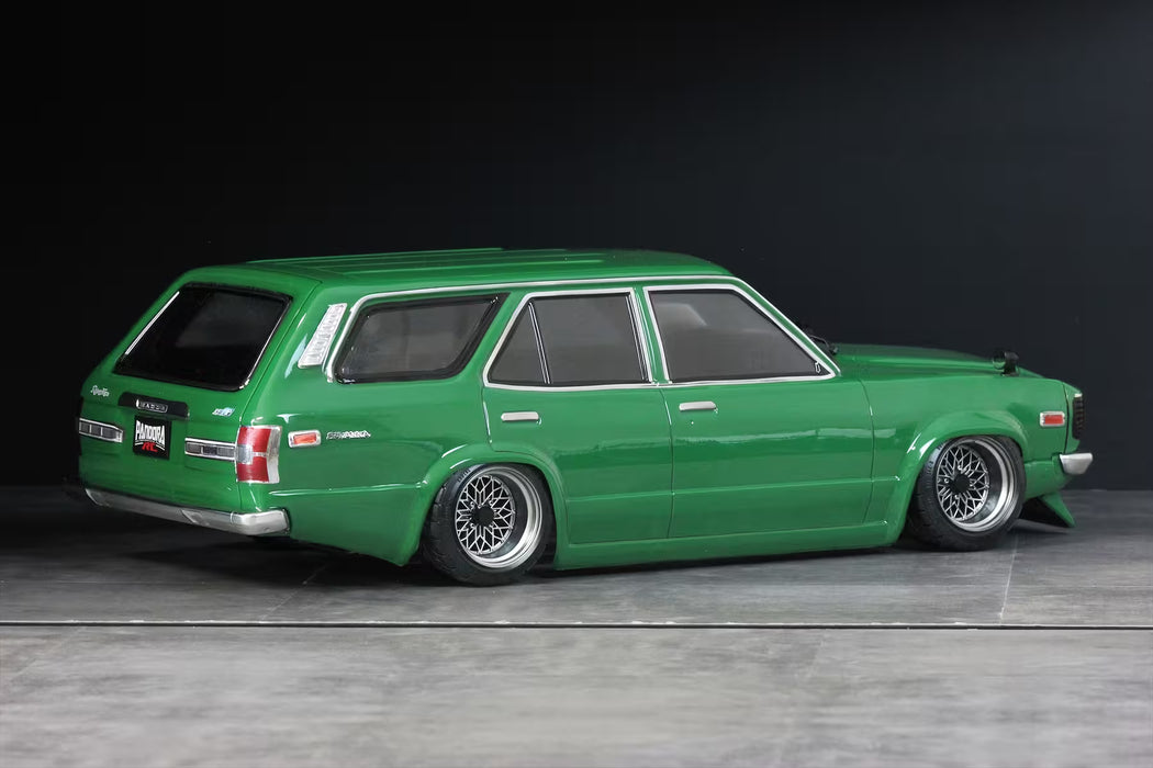 Pan - dora 1/10 Mazda RX-3 Savanna Sports Wagon Unpainted Body Shell - Clear- PAB-3219