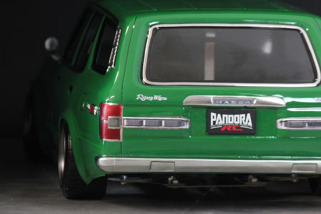 Pan - dora 1/10 Mazda RX-3 Savanna Sports Wagon Unpainted Body Shell - Clear- PAB-3219