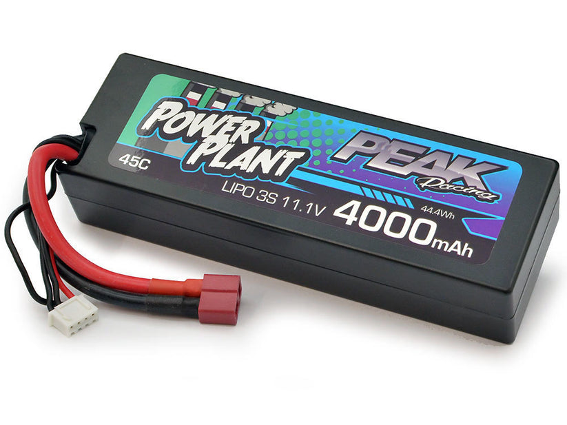Peak Racing 3S 4000mah 11.1V 45C LiPo Battery Hard Case - PEK00552