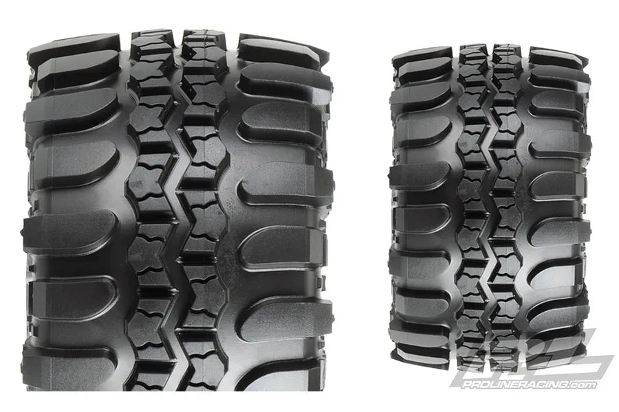 Pro-Line 2.8" Interco TSL SX Super Swamper Tyres on Black Raid Rims - Glued Wheels 2Pcs