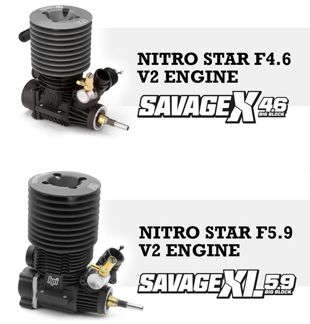HPI 1/8 Savage XL 5.9 GTXL-6 - Nitro Monster Truck Blue with 3 Speed Gearbox (HPI-160586)