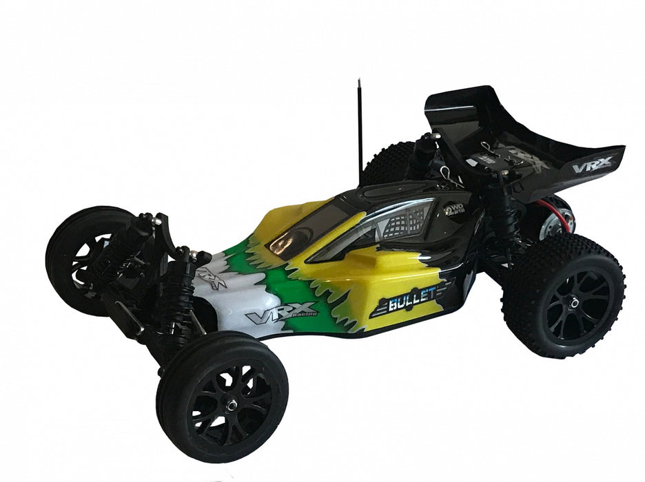 Vrx Racing Bullet VRX Bullet 2WD RTR RC Buggy w/ Battery & Charger 1/10th Scale ...