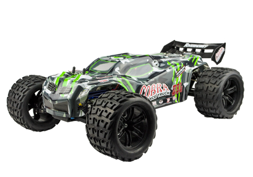 VRX Cobra 1:8 Scale 4WD Off Road Brushless RC Monster Truck/Truggy - RTR
