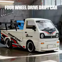 WPL Suzuki Carry D14S 1/10 Scale with Wide Body Kit Brushless 4WD RC Drift Kei Truck - RTR