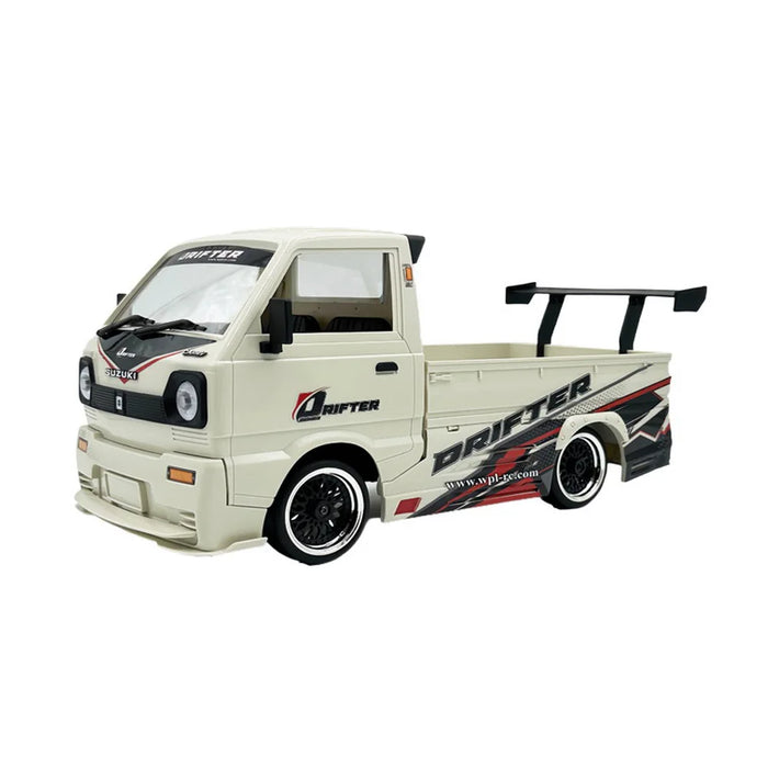 WPL Suzuki Carry D14S 1/10 Scale with Wide Body Kit Brushless 4WD RC Drift Kei Truck - RTR