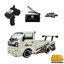 WPL Suzuki Carry D14S 1/10 Scale with Wide Body Kit Brushless 4WD RC Drift Kei Truck - RTR