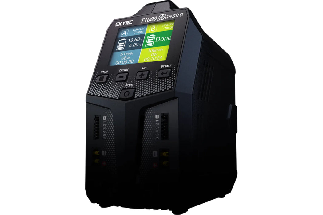 SkyRC T1000 Maestro Dual Port Smart Charger - SK-100182-04