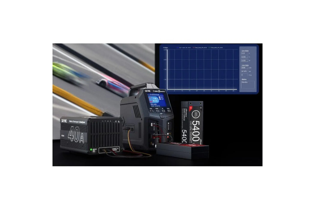 SkyRC T1000 Maestro Dual Port Smart Charger - SK-100182-04