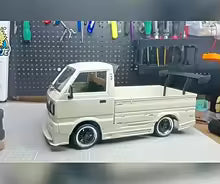 WPL Suzuki Carry D14S 1/10 Scale with Wide Body Kit Brushless 4WD RC Drift Kei Truck - RTR