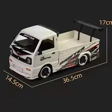 WPL Suzuki Carry D14S 1/10 Scale with Wide Body Kit Brushless 4WD RC Drift Kei Truck - RTR