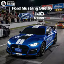 MJX RC Ford Mustang Shelby GT500 RC Car Electric Brushless 4WD 1/10 Scale RTR - Blue
