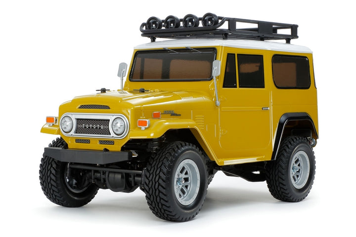 Tamiya 1/10 CC-02 Toyota Land Cruiser 40 4WD Electric RC Rock Crawler Kit - Yellow 47490