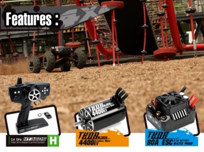 Team Magic 1/10 E5HX Brushless Electric Monster Truck RTR - 5100030