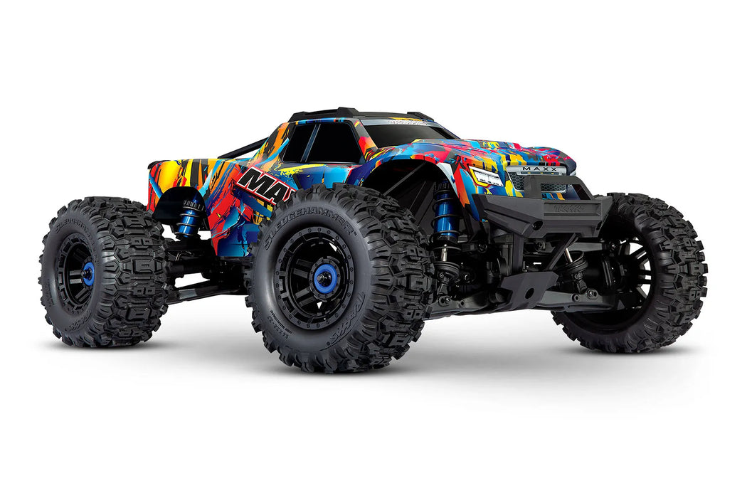 Traxxas Maxx 4S RC Monster Truck Electric Brushless 4WD 1/10 Scale RTR with WideMaxx - 89086