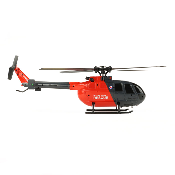 Twister BO-105 Royal Navy Rescue RC Helicopter - Scale 250 Flybarless with 6 Axis Stabilisation and Altitude Hold