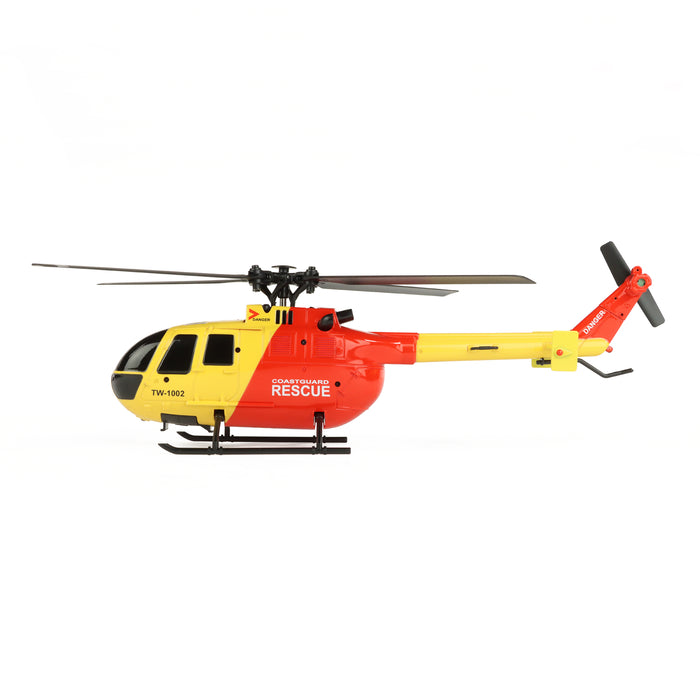 Coast Guard BO-105 RC Helicopter Scale 250 Flybarless with 6 Axis Stabilisation and Altitude Hold
